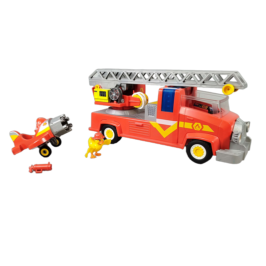 Playmobil Duck On Call 70911 Feuerwehrauto mit Flugzeug & Figur