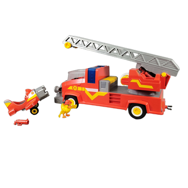 Playmobil Duck On Call 70911 Feuerwehrauto mit Flugzeug & Figur