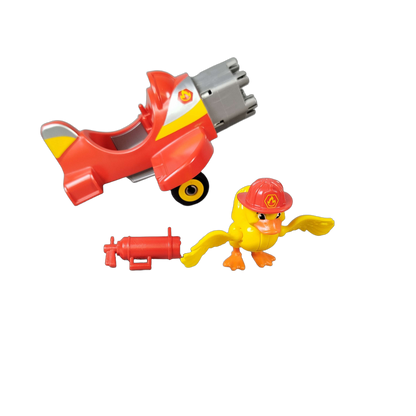 Playmobil Duck On Call 70911 Feuerwehrauto mit Flugzeug & Figur