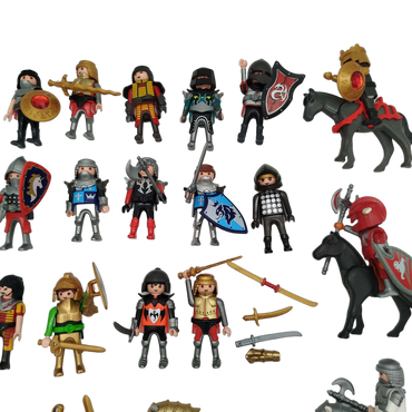Playmobil Bundle Ritter 17 Figuren & Pferde
