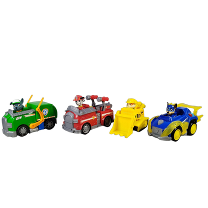Spin Master Bundle Paw Patrol Set von 4 Feuerwehrauto & Bulldozer