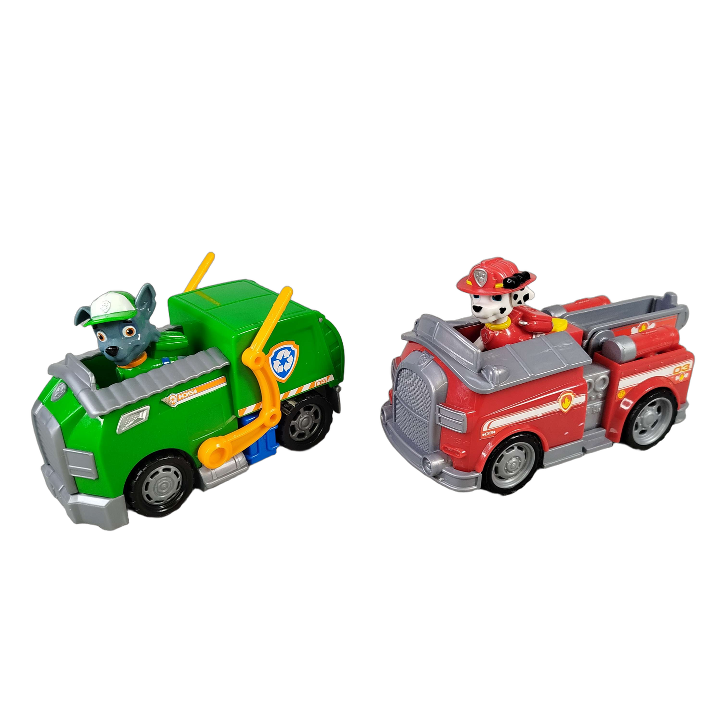 Spin Master Bundle Paw Patrol Set von 4 Feuerwehrauto & Bulldozer
