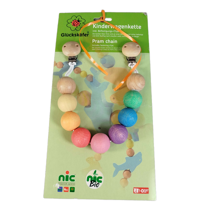 Glückskäfer Kinderwagenkette Motorikspielzeug
