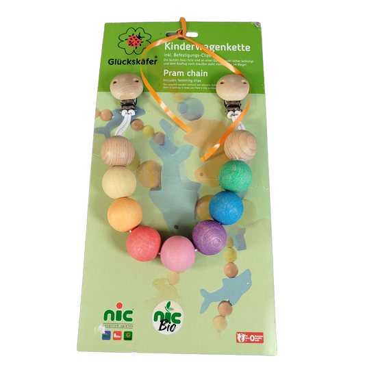 Glückskäfer Kinderwagenkette Motorikspielzeug