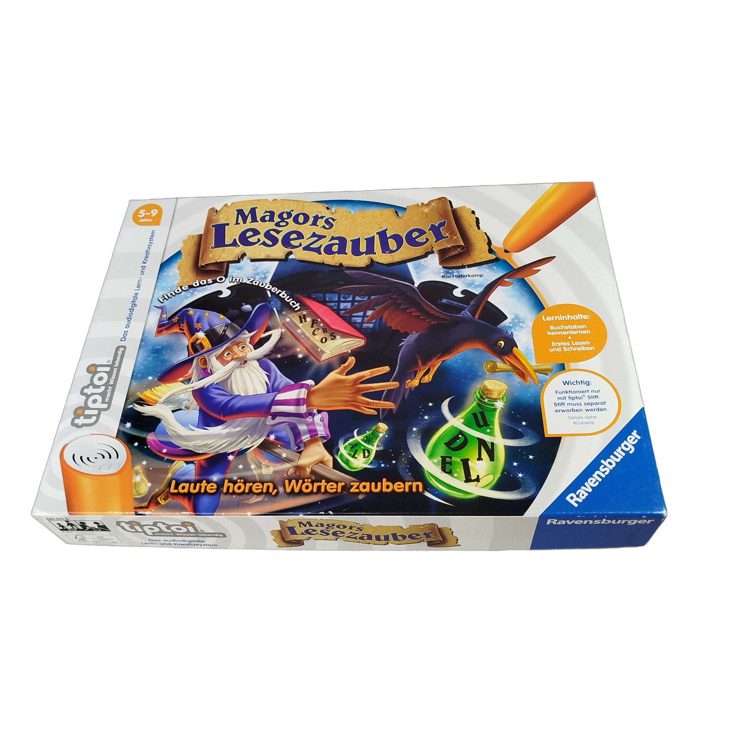 Ravensburger tiptoi Magors Lesezauber 00 508 Buch, Neuwertig