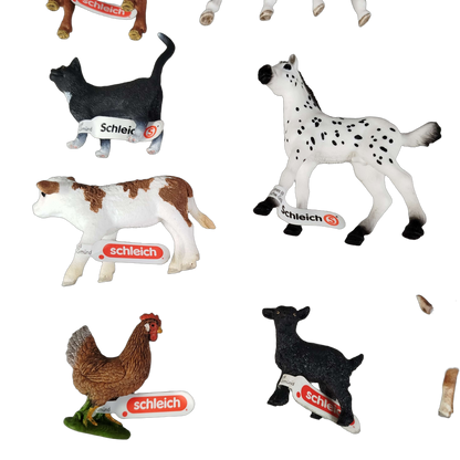 Schleich Tiere Bundle viele Teile Tiere