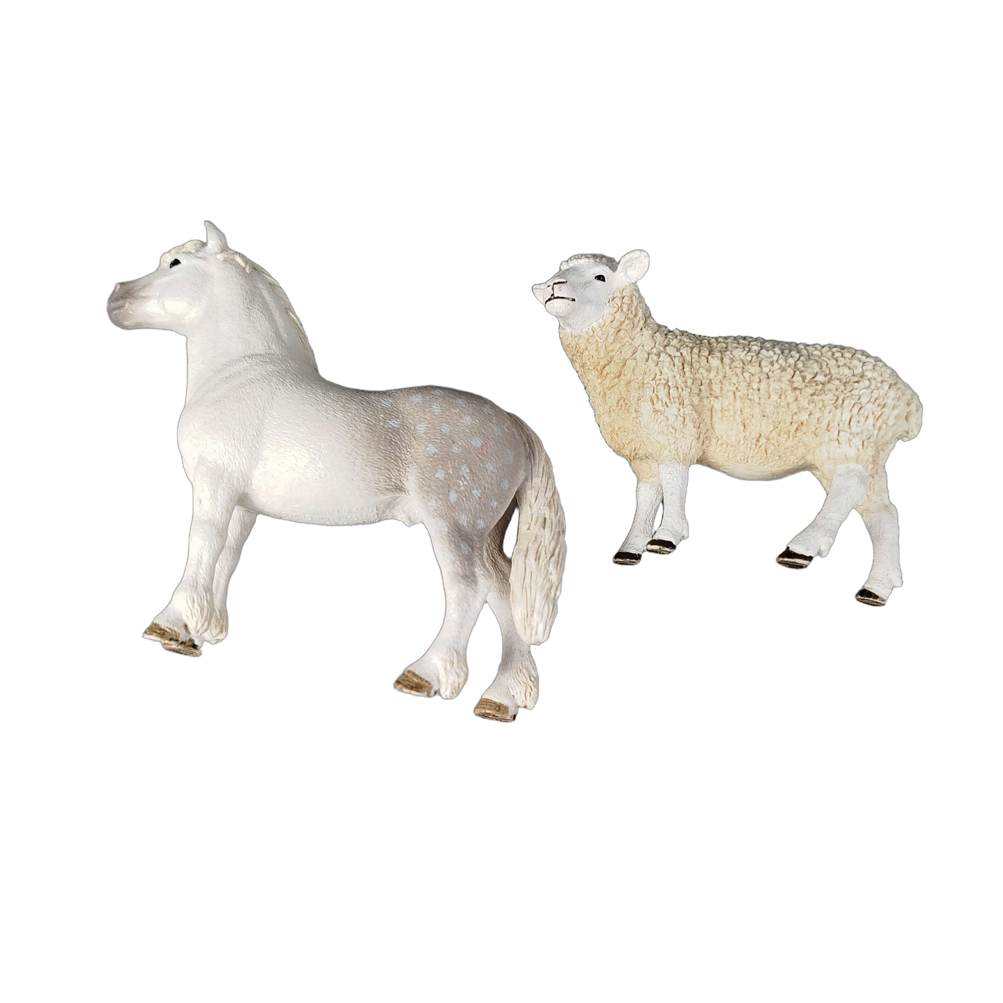 Schleich Tiere Bundle 3 Teile Giraffe Schaf Pferd Neuwertig