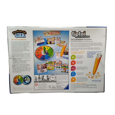 Ravensburger tiptoi Rund um die Uhr Lernspiel, Neu, ab 6 Jahre