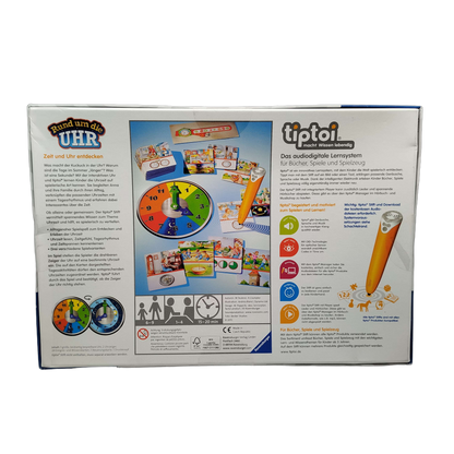 Ravensburger tiptoi Rund um die Uhr Lernspiel, Neu, ab 6 Jahre