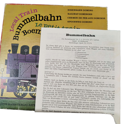 Otto Maier Verlag Bummelbahn 15.574 Brettspiel Eisenbahn-Domino