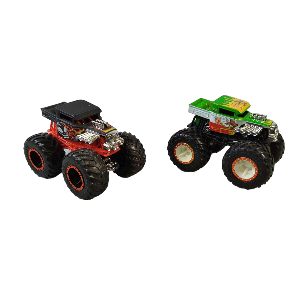 Mattel Bundle Monster Trucks Motosaurus Bone Shaker Set von 3 Autos