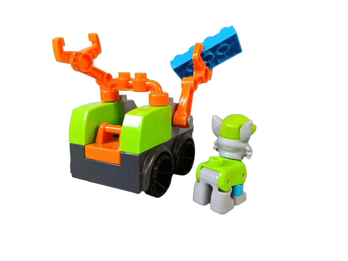 Mega Bloks PAW Patrol Rocky Recycling-LKW mit Greifarm Bauset
