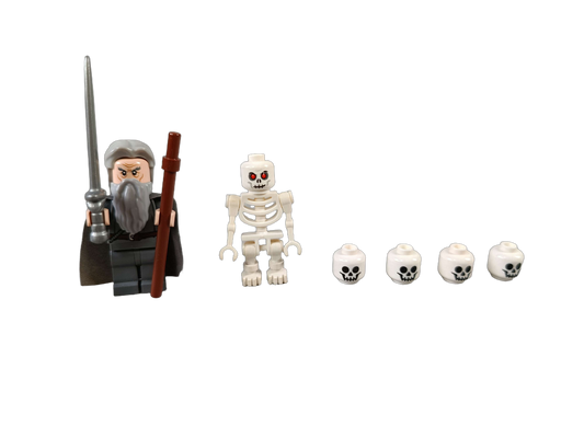 LEGO Bundle Herr der Ringe Gandalf & Skelett Set von 6 Minifiguren