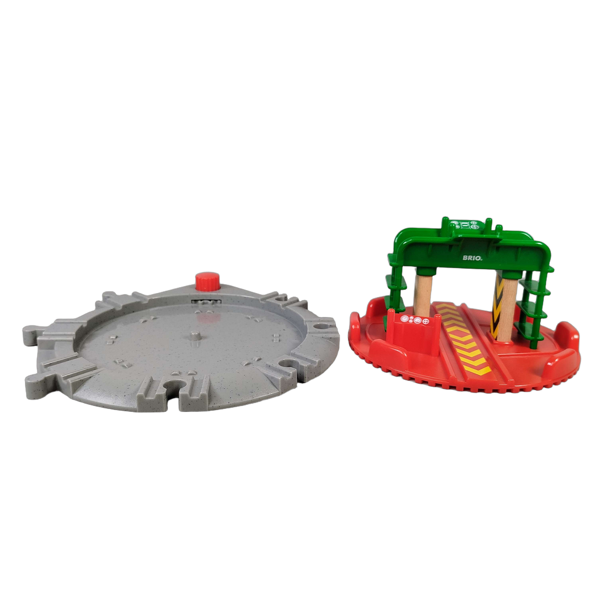 BRIO 33476 Lok-Drehscheibe mit Kontrollbrücke