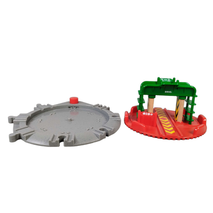 BRIO 33476 Lok-Drehscheibe mit Kontrollbrücke