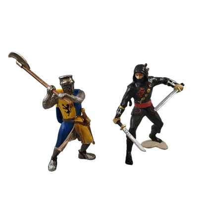 Schleich Tiere Bundle 3 Teile Ritter Ninja Turnierpferd Figuren