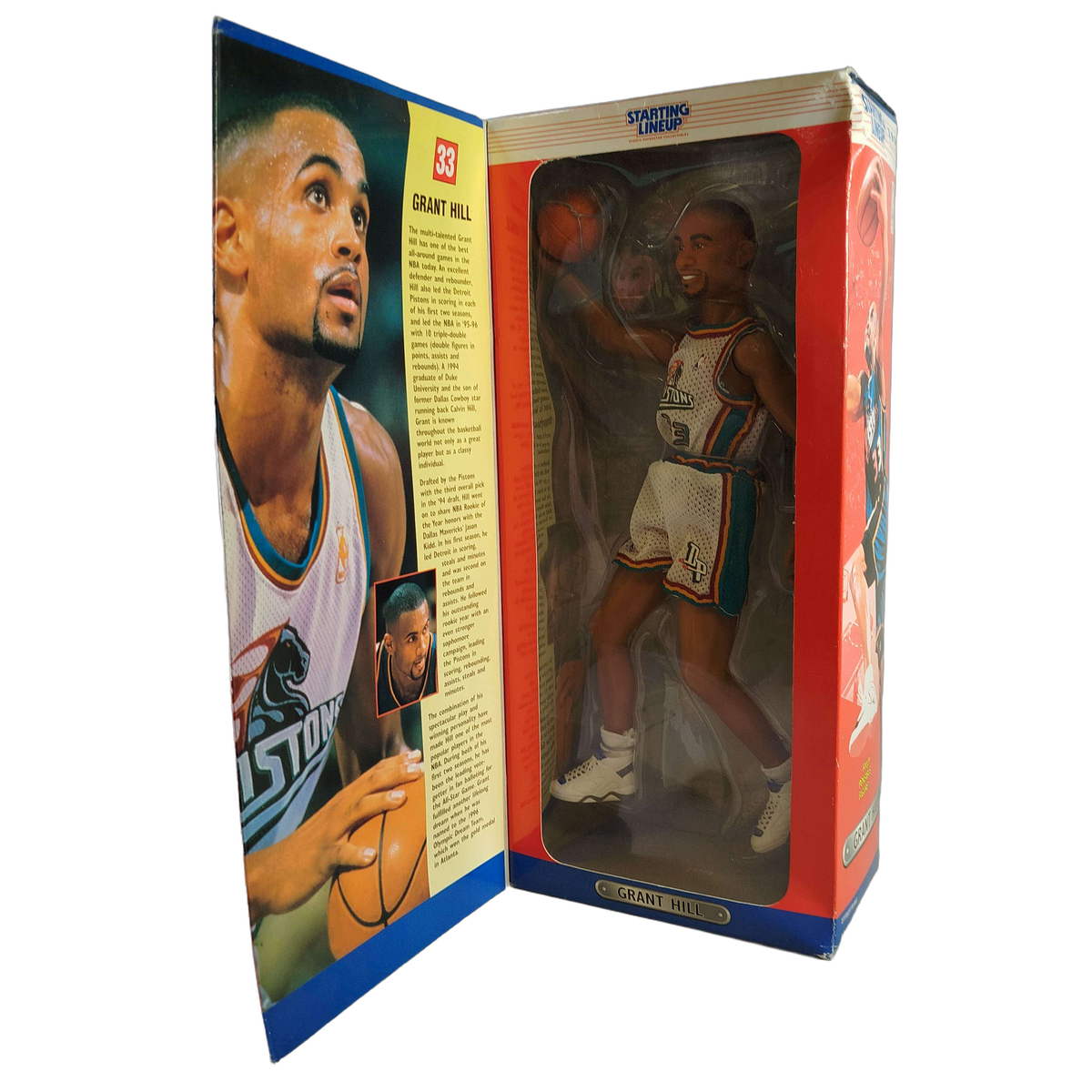 Kenner Grant Hill 1997 Basketball-Figur, Neu