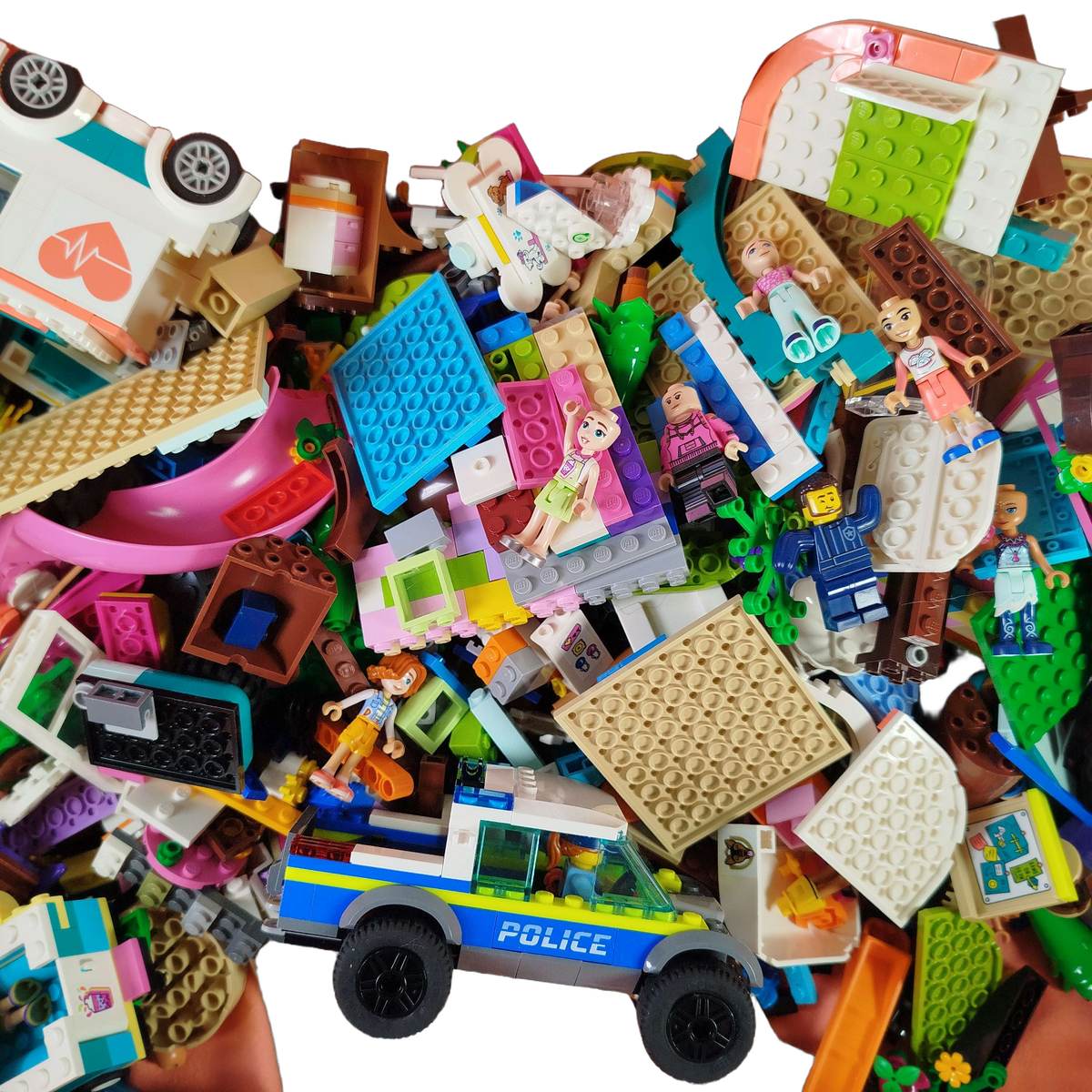Konvolut LEGO & kompatible Bausteine ca. 5,5 kg, ab 3 4 5 Jahre