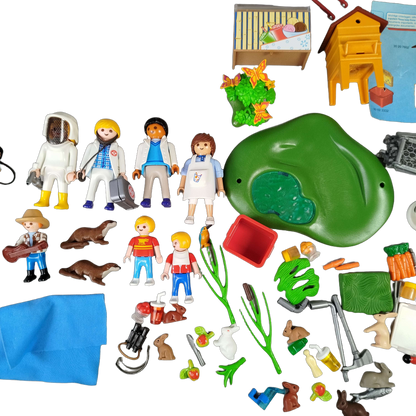 Playmobil Bundle Feuerwehr 6818 6662 5398 6948 Set von 7 Figuren