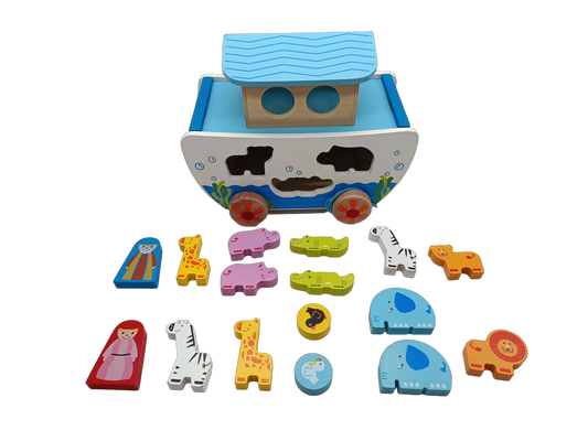Hape Arche Noah Holz-Steckspiel & Sortierspiel