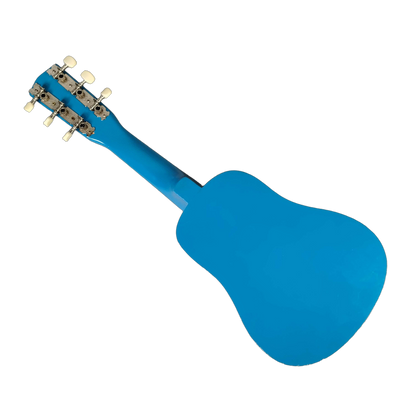 Dewel Einhorn Kindergitarre 6 Saiten blau