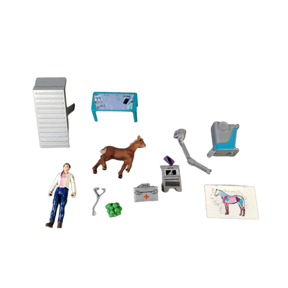 Schleich Mobile Tierärztin mit Fohlen 42370, Spielset