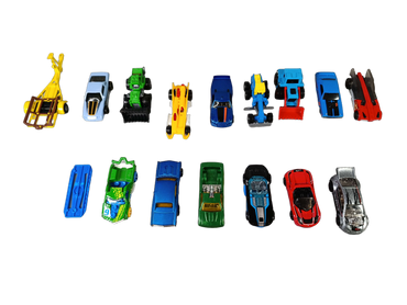 Hot Wheels Bundle Crash Canyon großes Set Rennbahn & 16 Autos