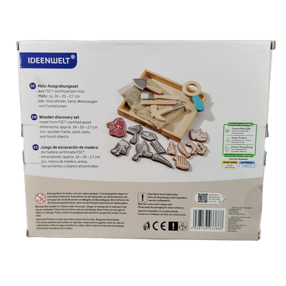 Ideenwelt Holz-Ausgrabungsset Experimentierset
