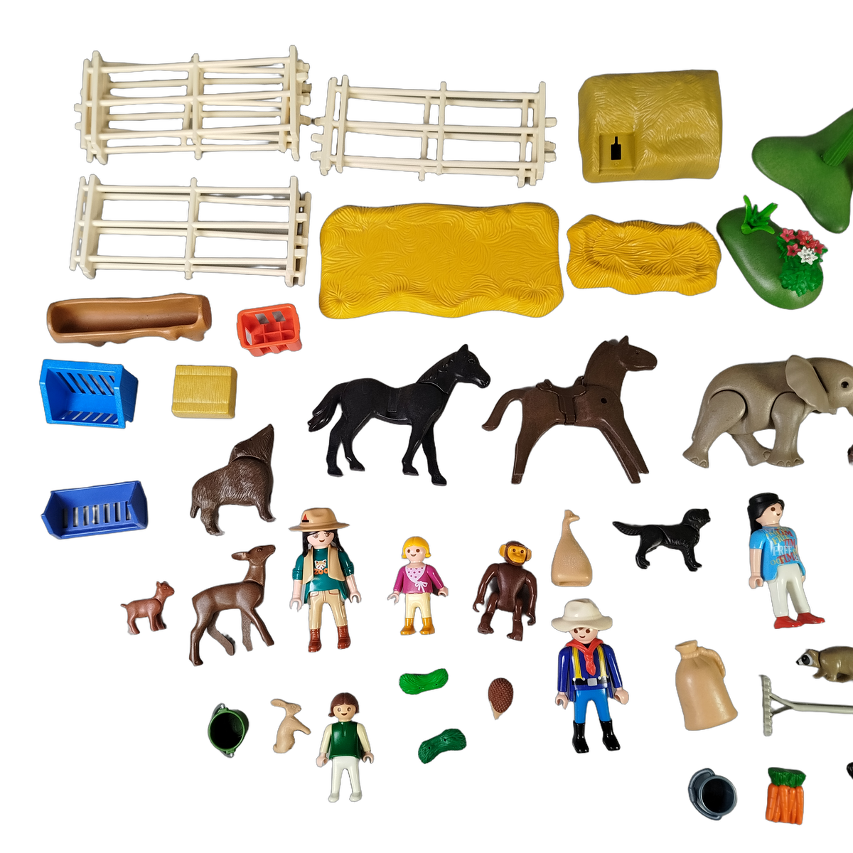 Playmobil Bundle Safari & Bauernhof, großes Set Figuren & Tiere