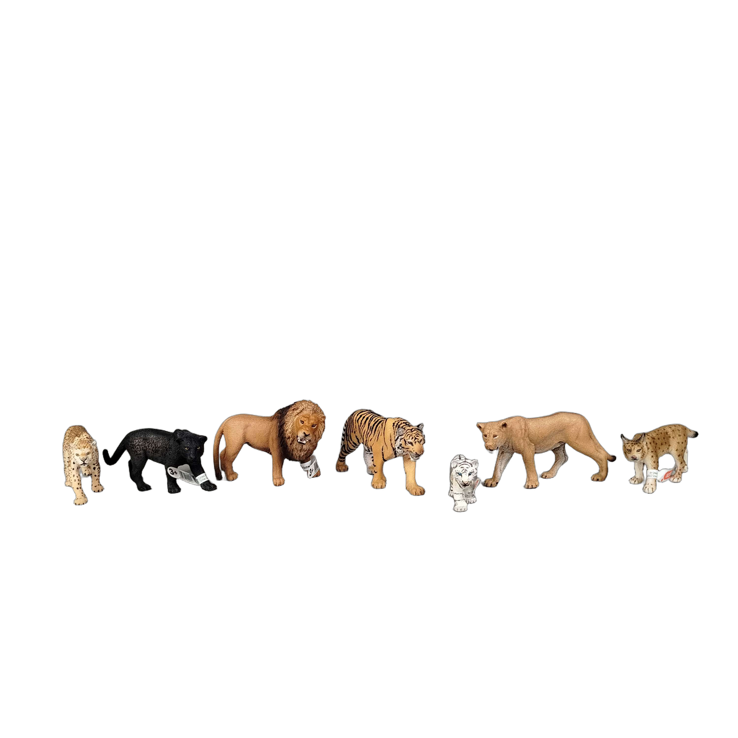 Schleich Bundle Wildkatzen 7 Teile Tierfiguren