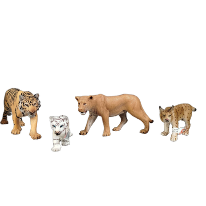 Schleich Bundle Wildkatzen 7 Teile Tierfiguren