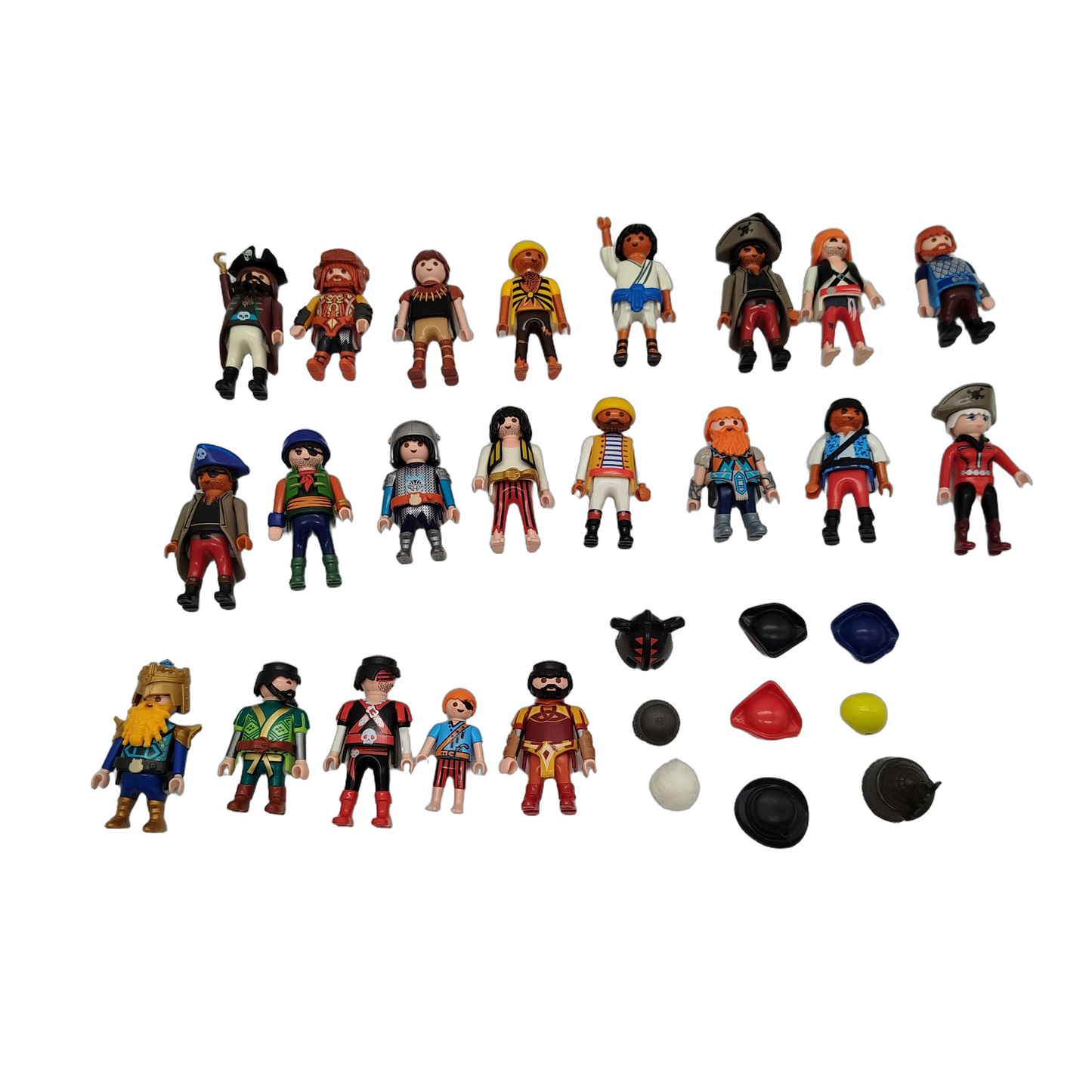 Playmobil Bundle Piraten Ritter Wikinger 21x Figuren