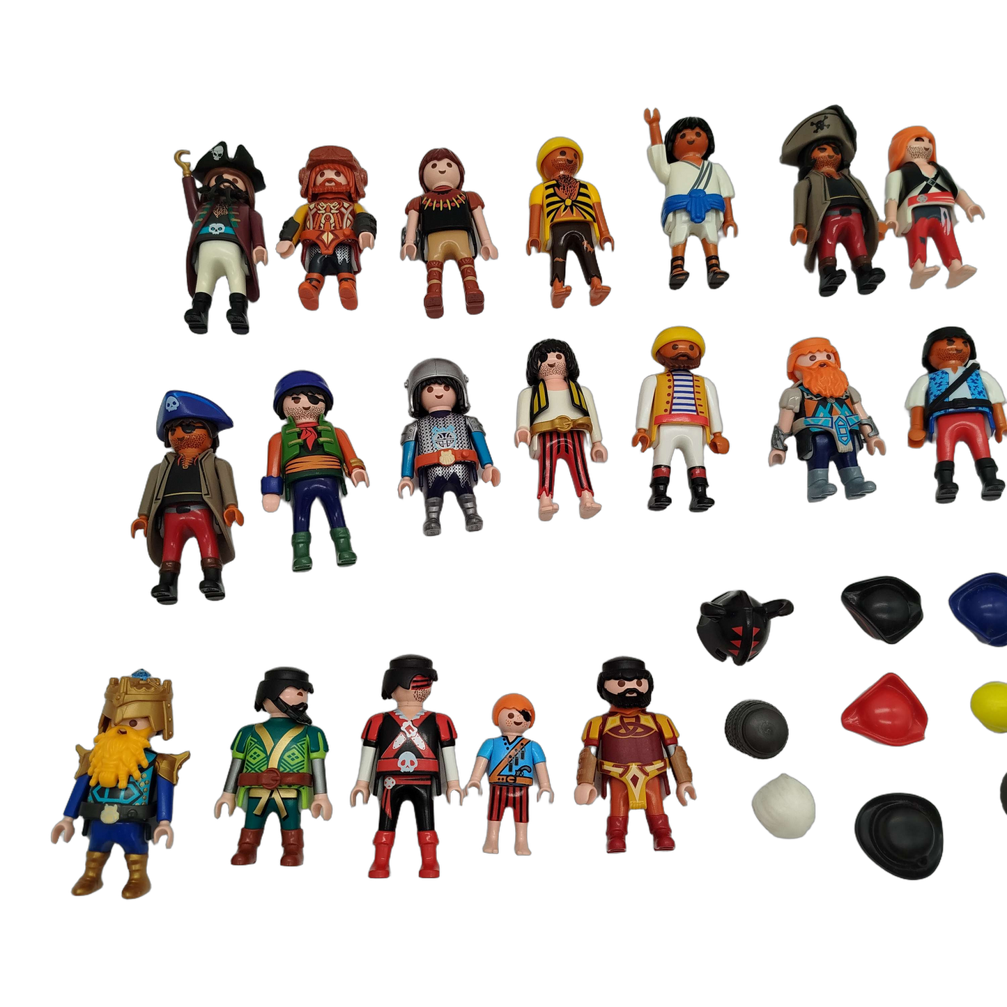 Playmobil Bundle Piraten Ritter Wikinger 21x Figuren