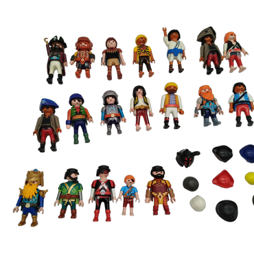 Playmobil Bundle Piraten Ritter Wikinger 21x Figuren