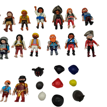 Playmobil Bundle Piraten Ritter Wikinger 21x Figuren