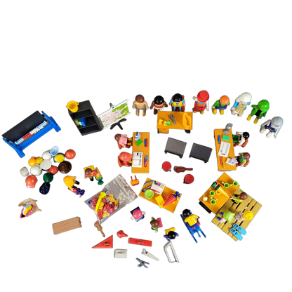 Konvolut Playmobil Schule & Wissenschaft Figuren ca. 1 kg
