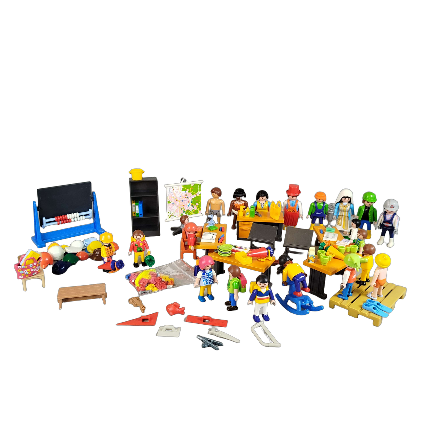 Konvolut Playmobil Schule & Wissenschaft Figuren ca. 1 kg
