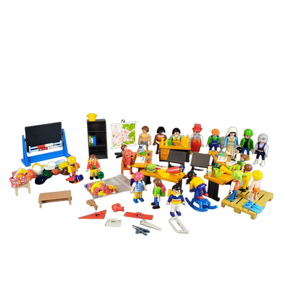 Konvolut Playmobil Schule & Wissenschaft Figuren ca. 1 kg