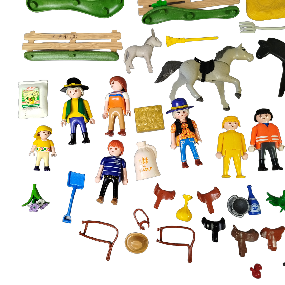 Playmobil Bundle Reiterhof 4167 4159 Set von 2 Figuren & Tiere