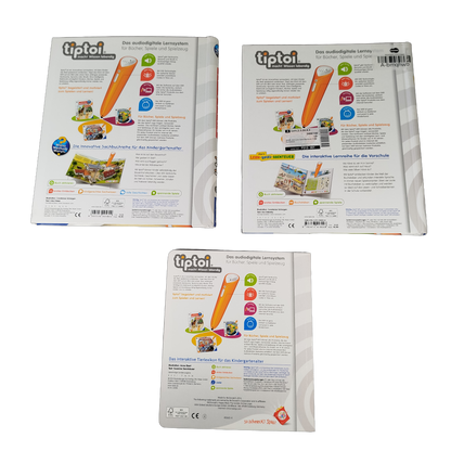 Ravensburger Bundle Tiptoi Bauernhof Buchstaben Set von 3 Lernbücher
