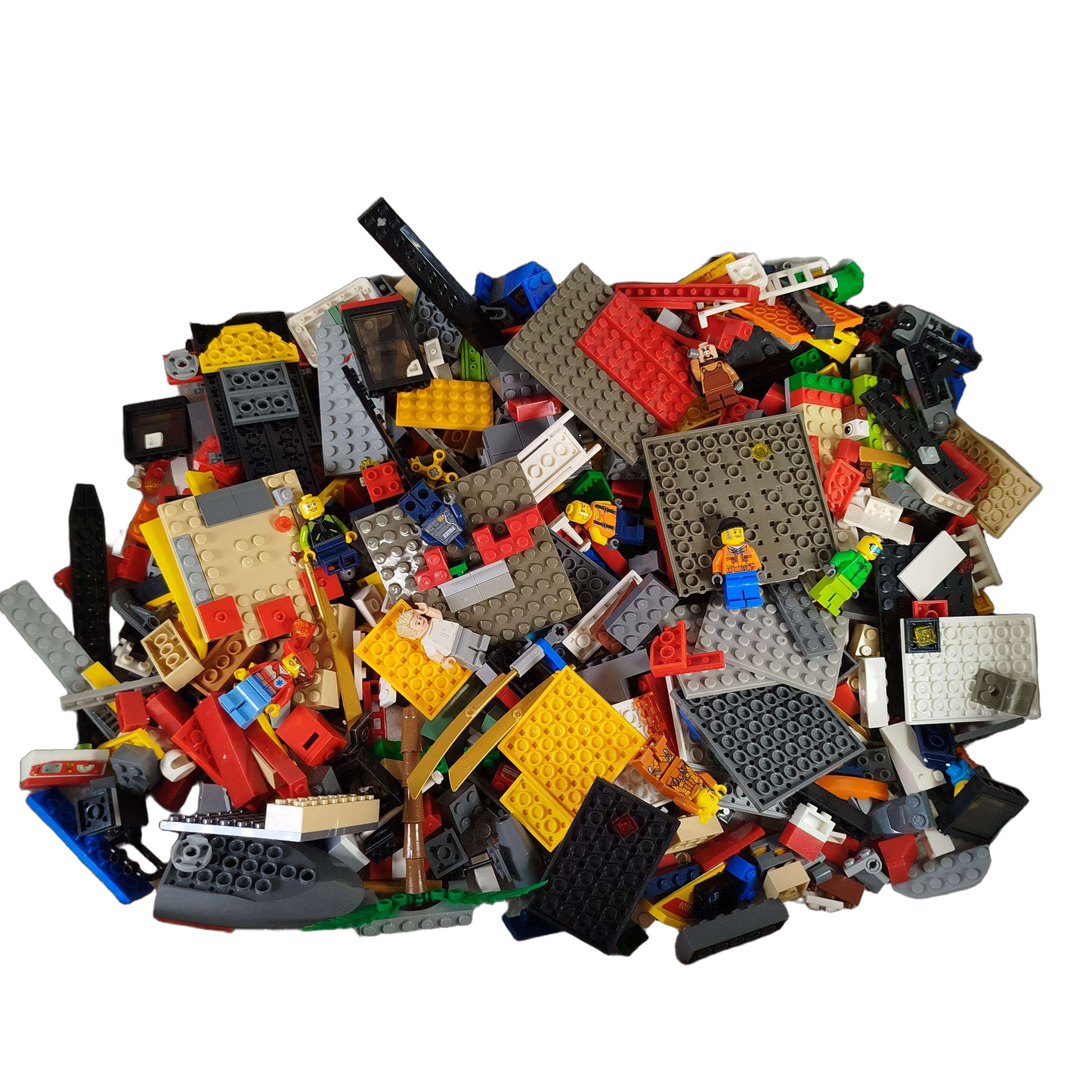 Konvolut LEGO ca. 1,2 kg Klemmbausteine & Minifiguren