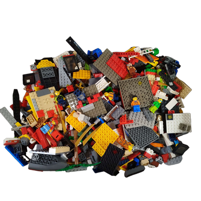 Konvolut LEGO ca. 1,2 kg Klemmbausteine & Minifiguren