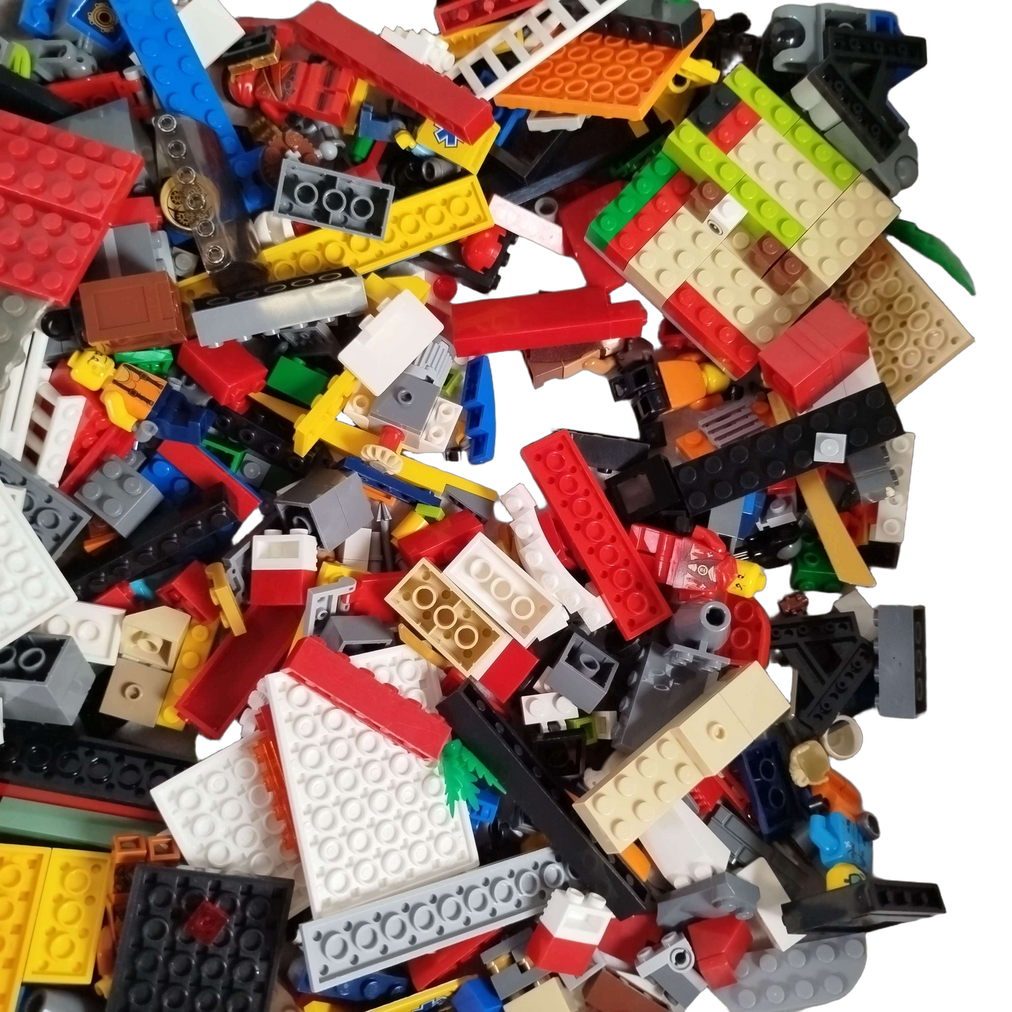 Konvolut LEGO ca. 1,2 kg Klemmbausteine & Minifiguren
