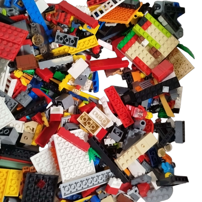 Konvolut LEGO ca. 1,2 kg Klemmbausteine & Minifiguren