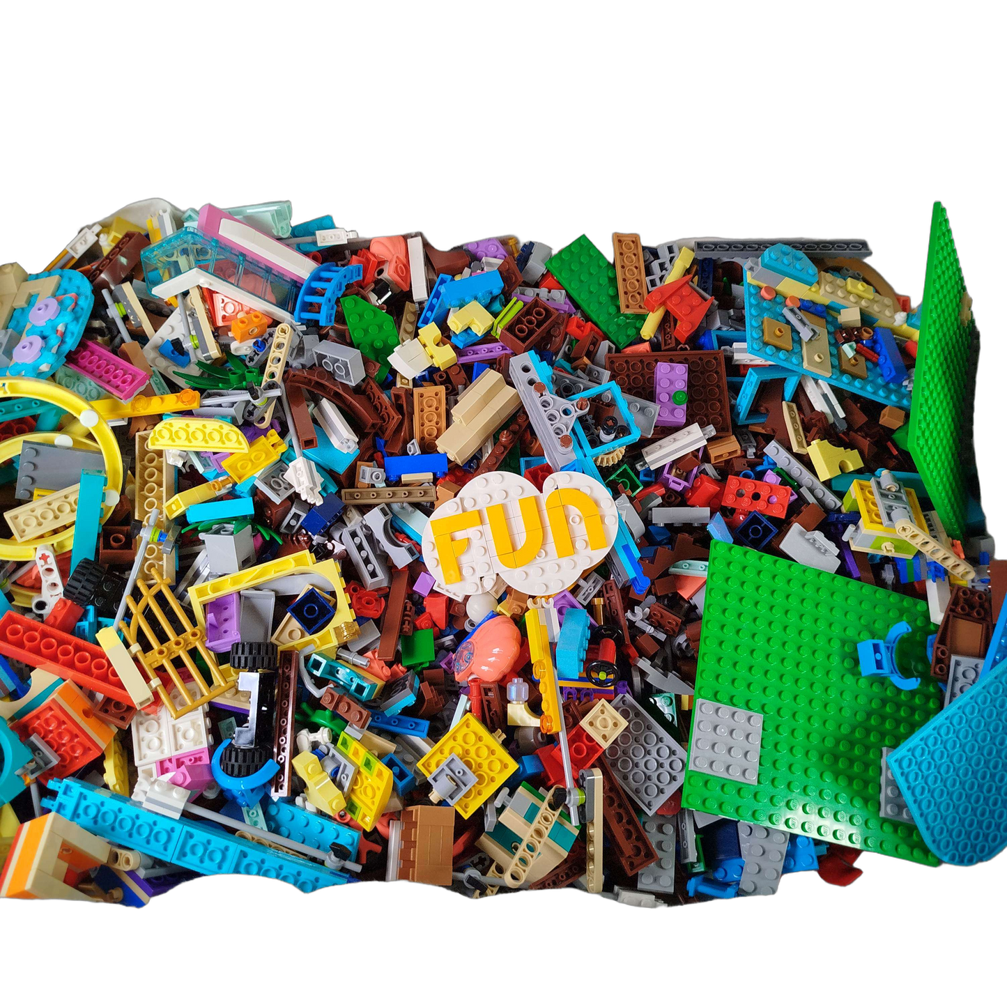 Konvolut LEGO Klemmbausteine & Grundplatten ca. 2,5 kg, ab 6 Jahre