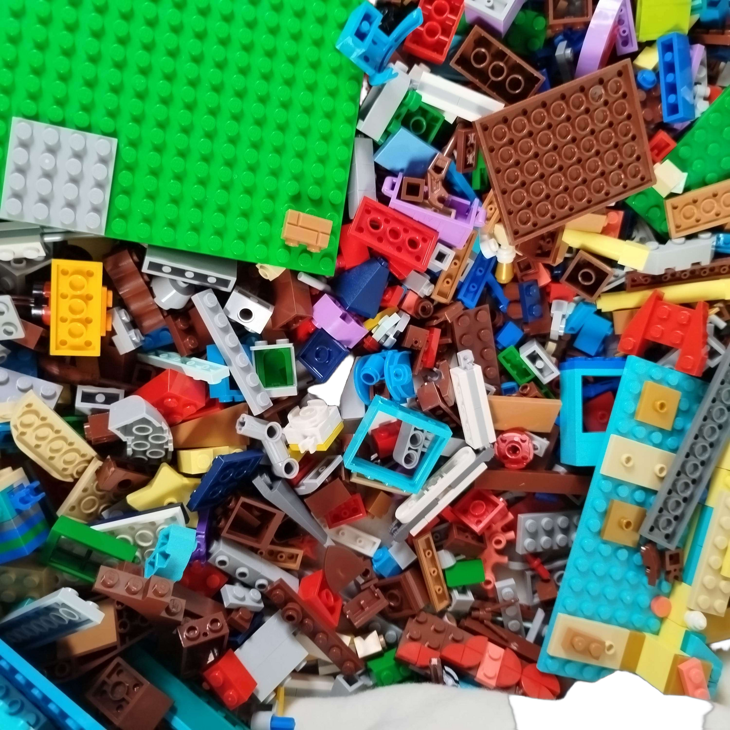 Konvolut LEGO Klemmbausteine & Grundplatten ca. 2,5 kg, ab 6 Jahre