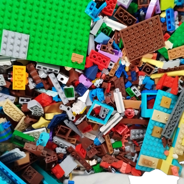 Konvolut LEGO Klemmbausteine & Grundplatten ca. 2,5 kg, ab 6 Jahre