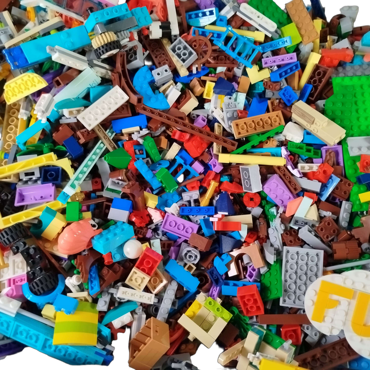 Konvolut LEGO Klemmbausteine & Grundplatten ca. 2,5 kg, ab 6 Jahre