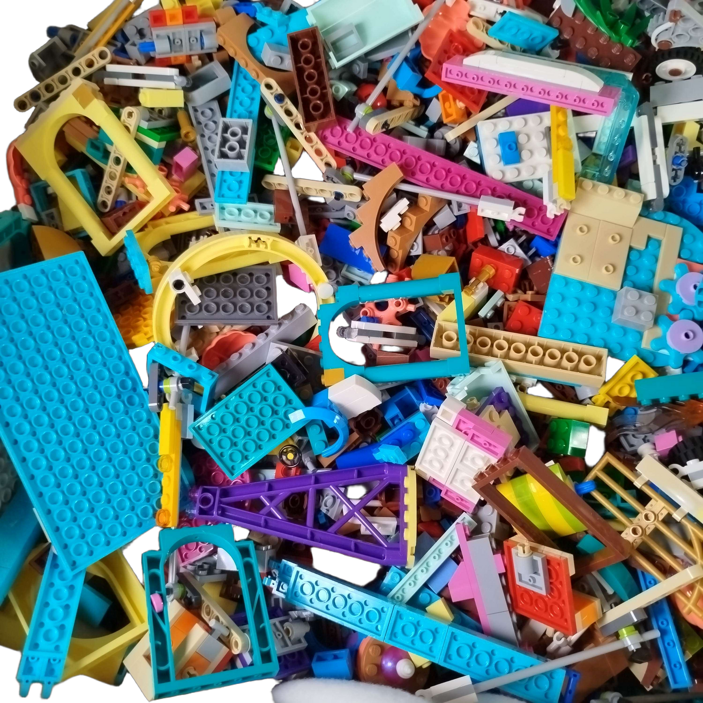 Konvolut LEGO Klemmbausteine & Grundplatten ca. 2,5 kg, ab 6 Jahre