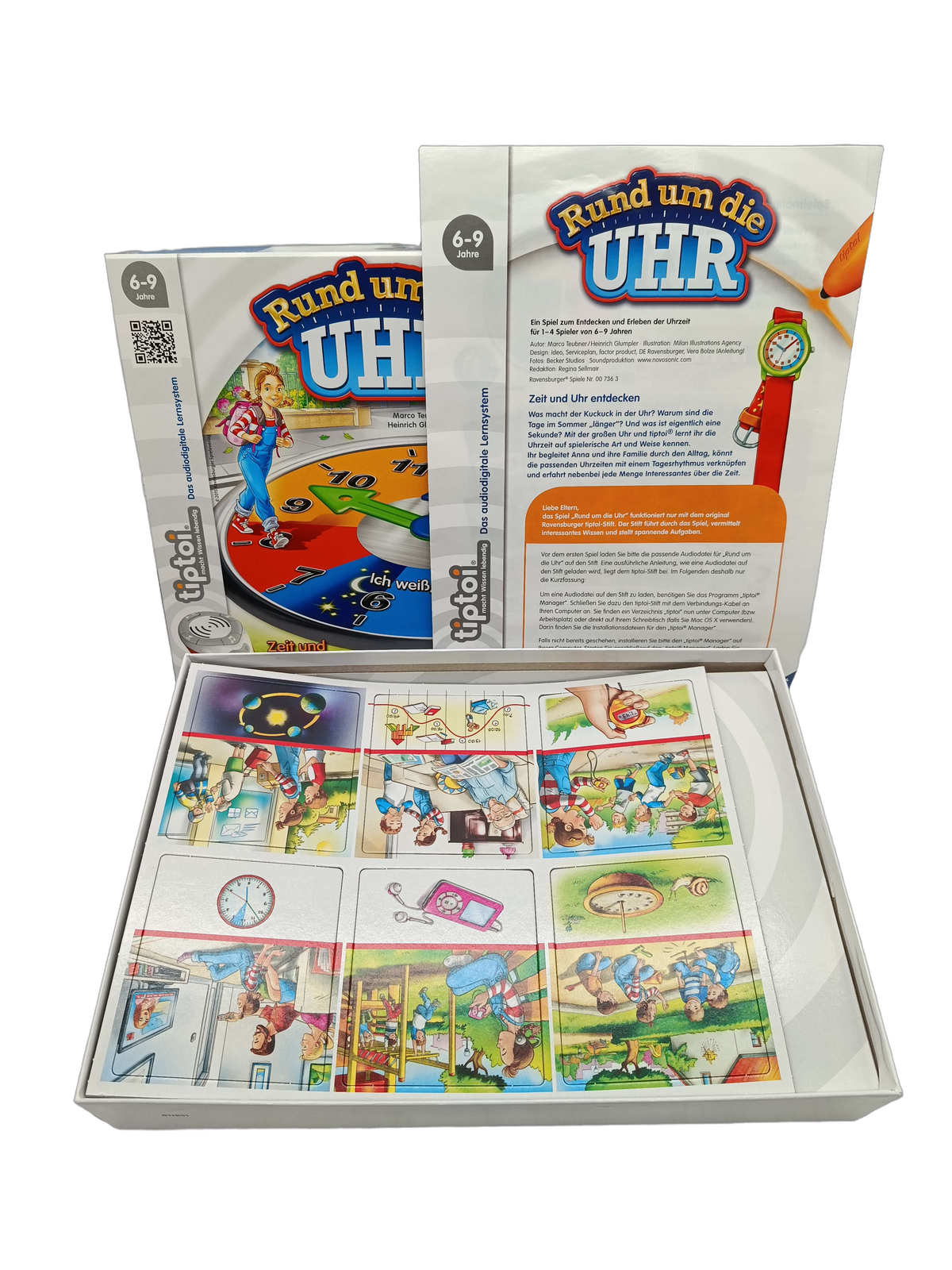 Ravensburger tiptoi Rund um die Uhr 00 783 7 Buch, neuwertig